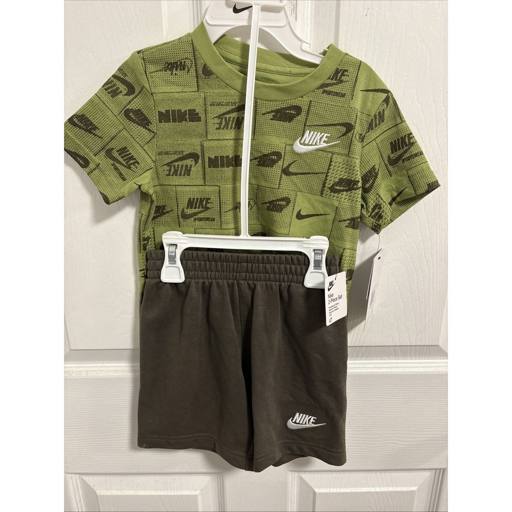 Nike 2 Piece Set 4t Boys Cargo Khaki